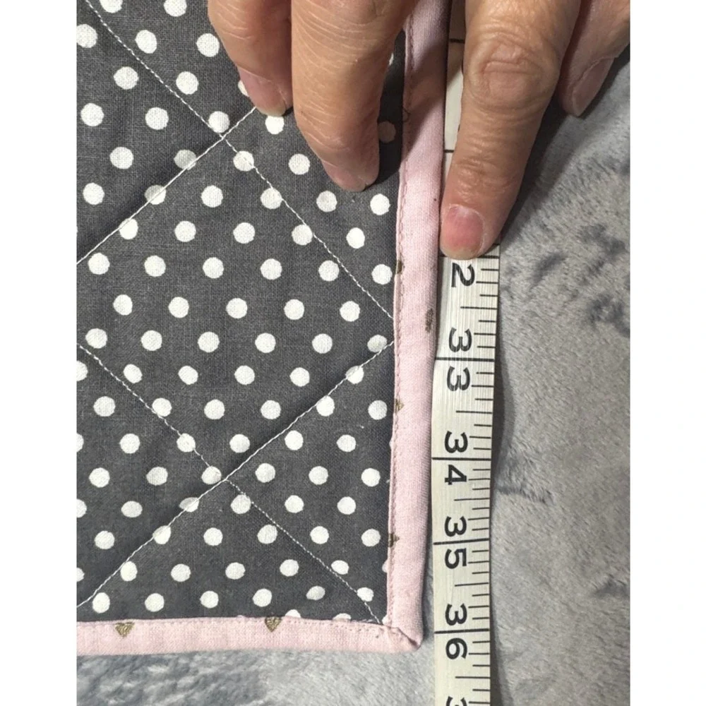 Handmade baby crib quilt 33